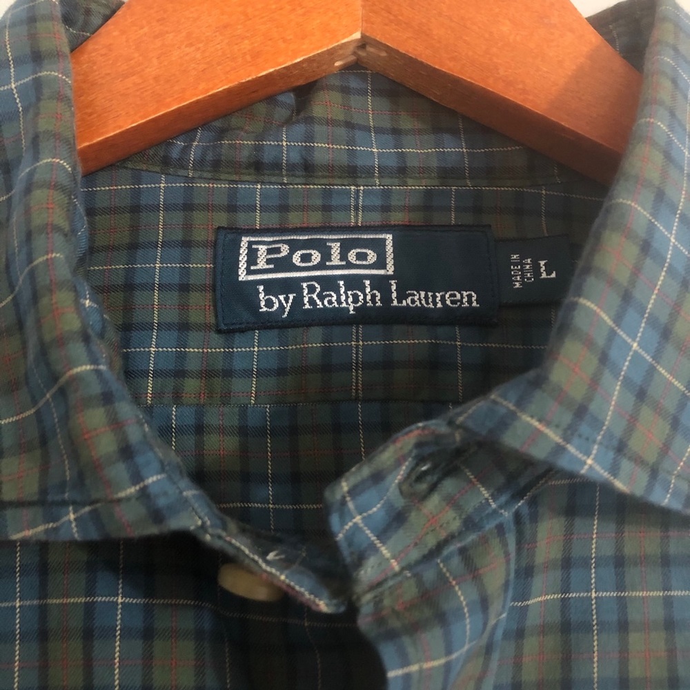 Polo by Ralph Lauren Button Down Shirt Mens (L)